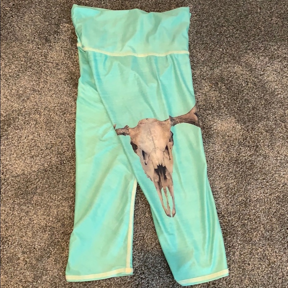 Teeki Deer Medicine Goddess Capri Leggings